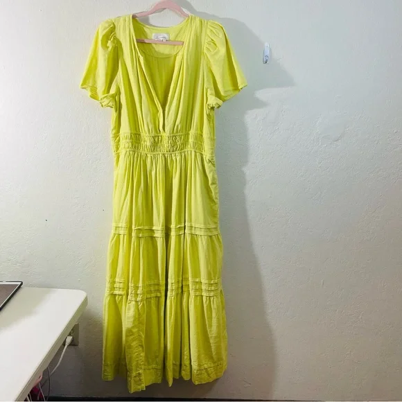 linen dress with sleeves uk Lydia Linen Dress